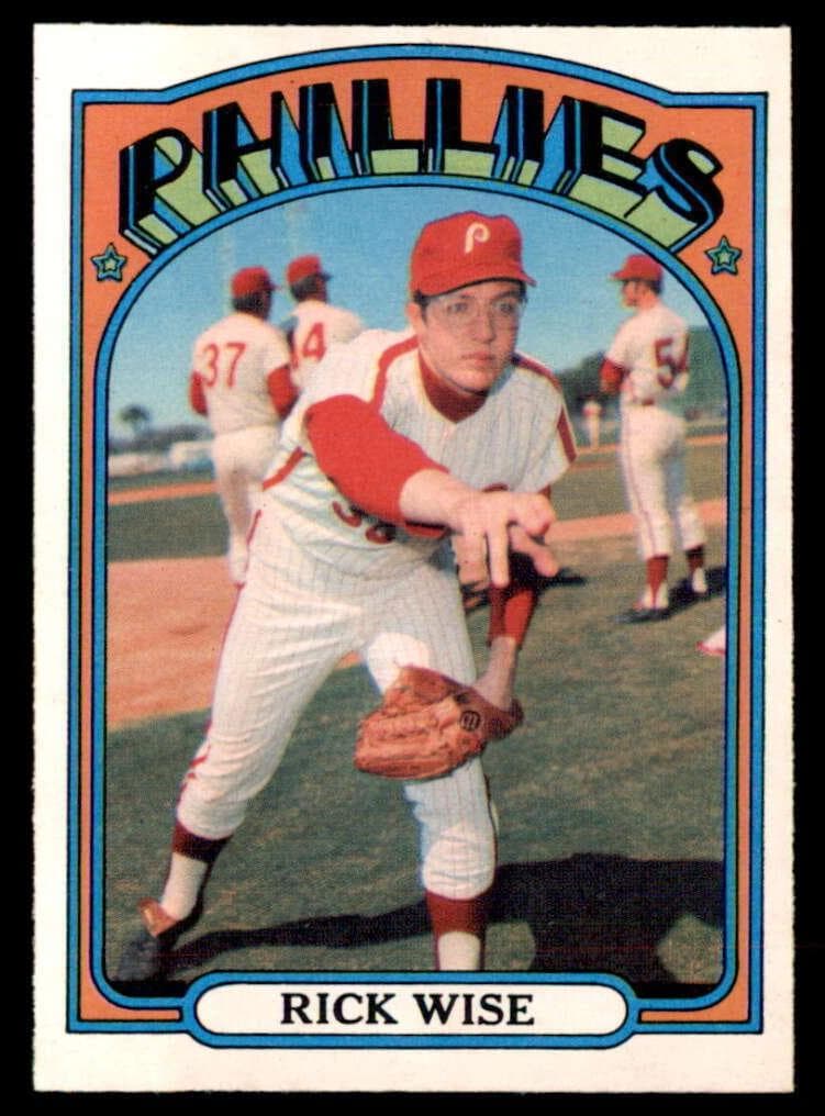 Rick Wise 1972 topps O-Pee-Chee