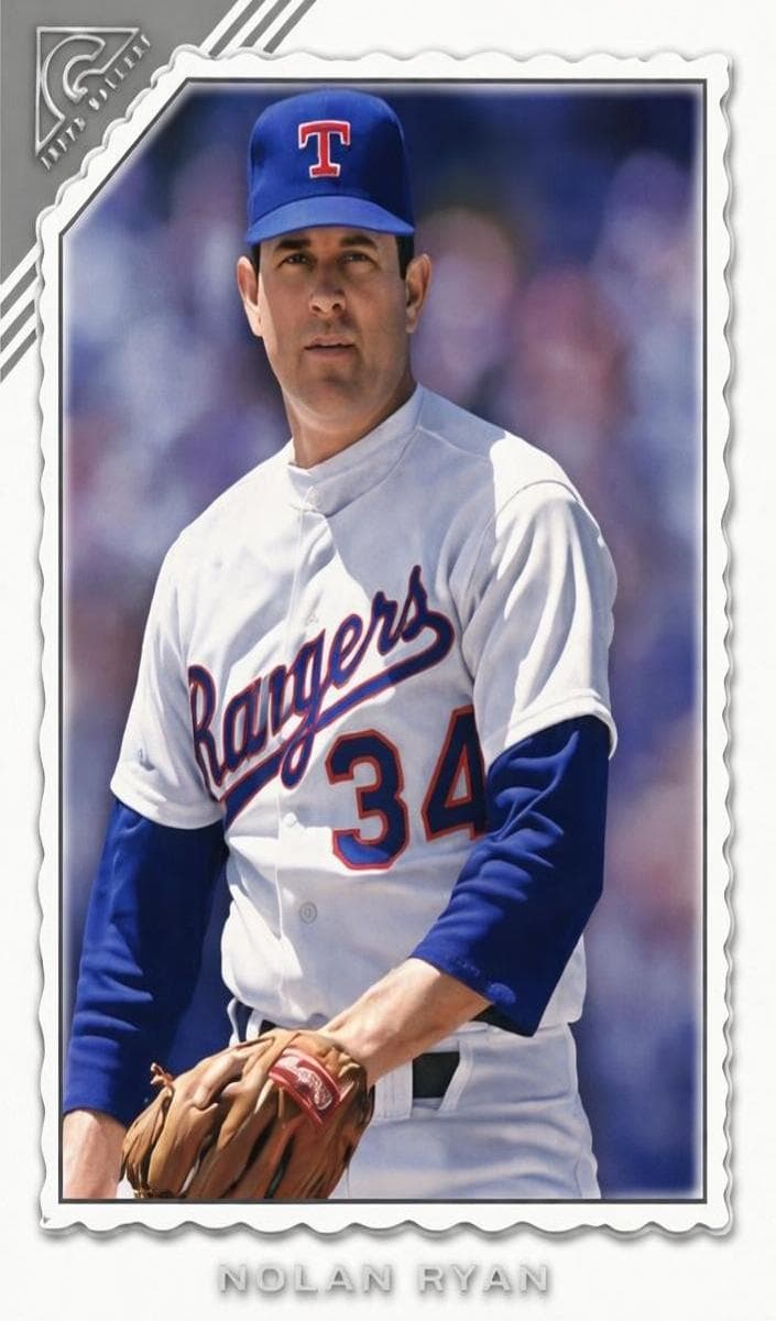 Nolan Ryan 2001 topps Topps Gallery