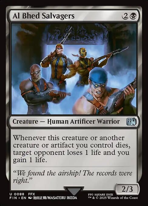 Al Bhed Salvagers 2025 Magic: The Gathering Final Fantasy