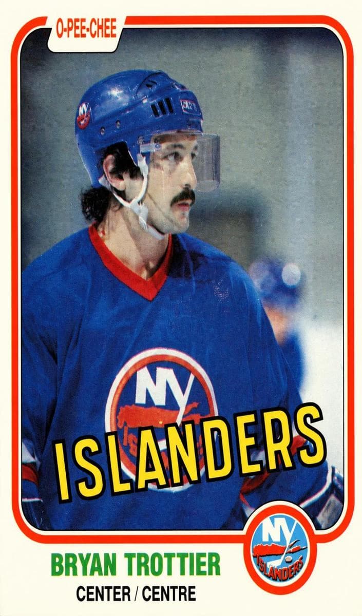 Bryan Trottier 1981 topps O-Pee-Chee