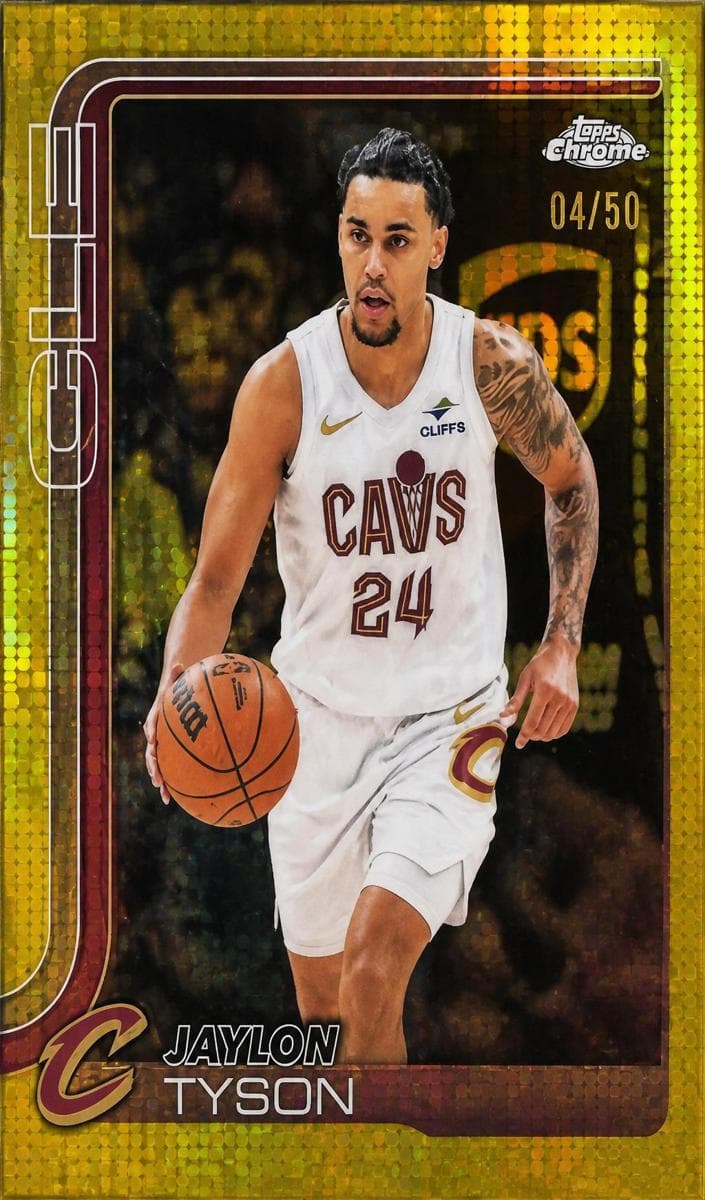 Jaylon Tyson 2025 topps Topps Chrome
