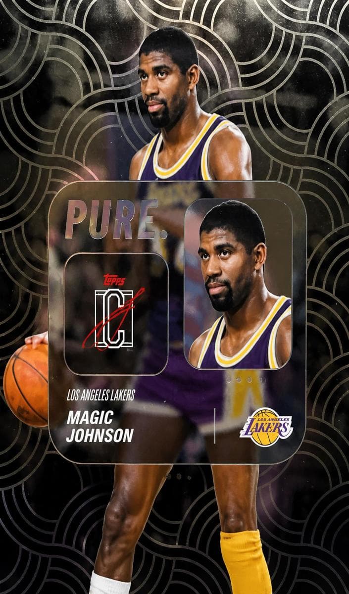 Magic Johnson 2025 topps Topps Signature Class