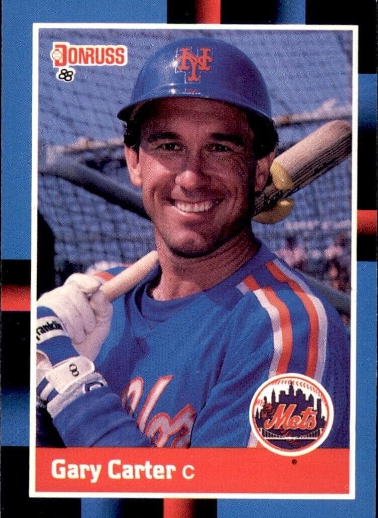 Gary Carter 1988 panini Donruss