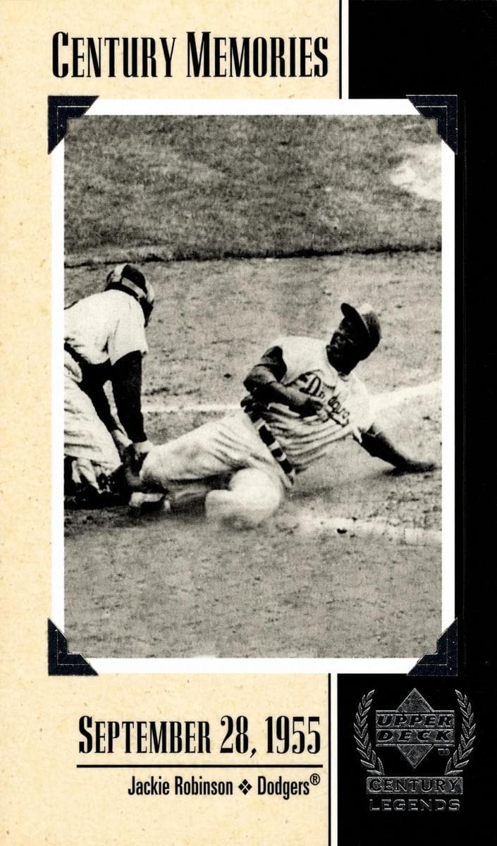 Jackie Robinson CM 1999 upper-deck Upper Deck Century Legends