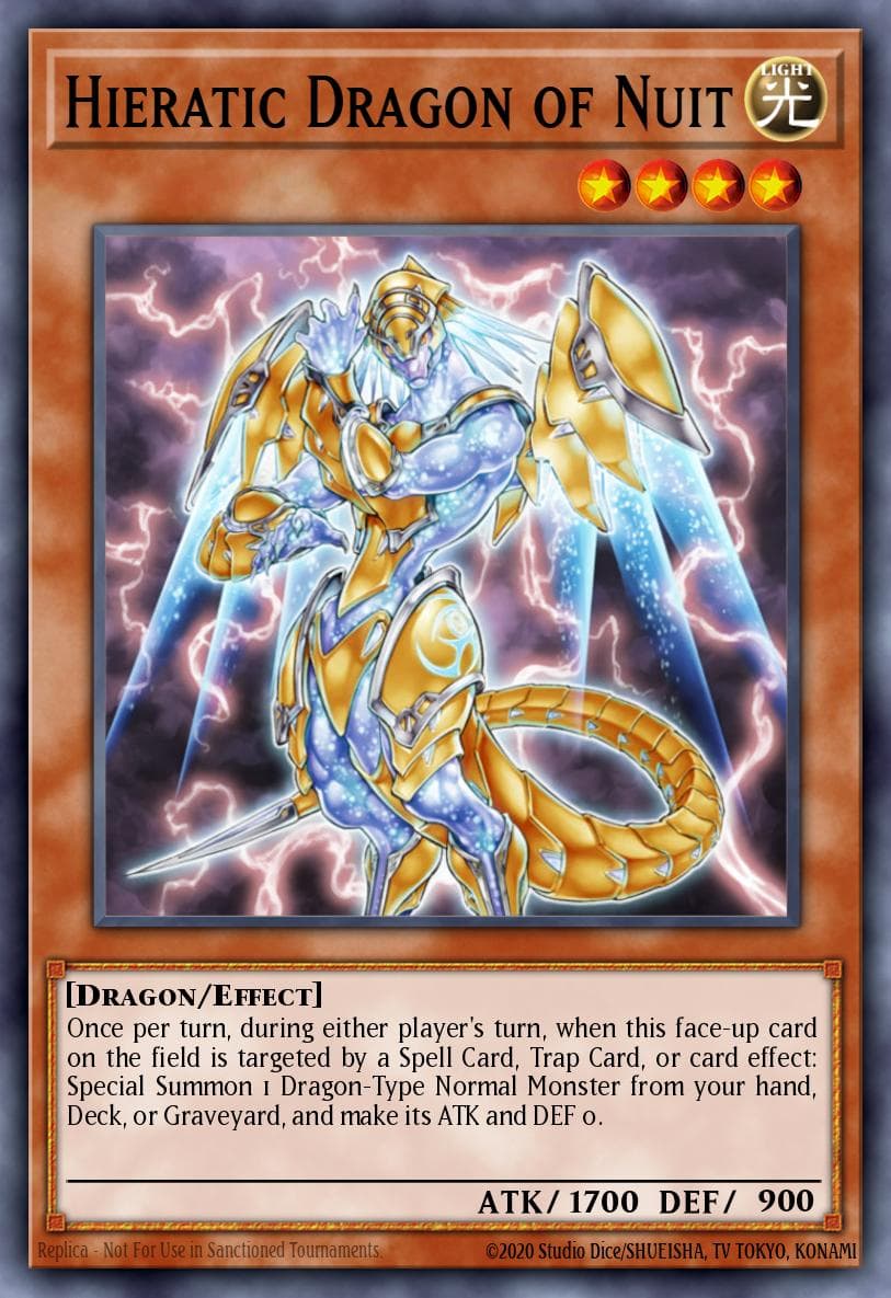 Hieratic Dragon of Nuit #GAOV-JP018
