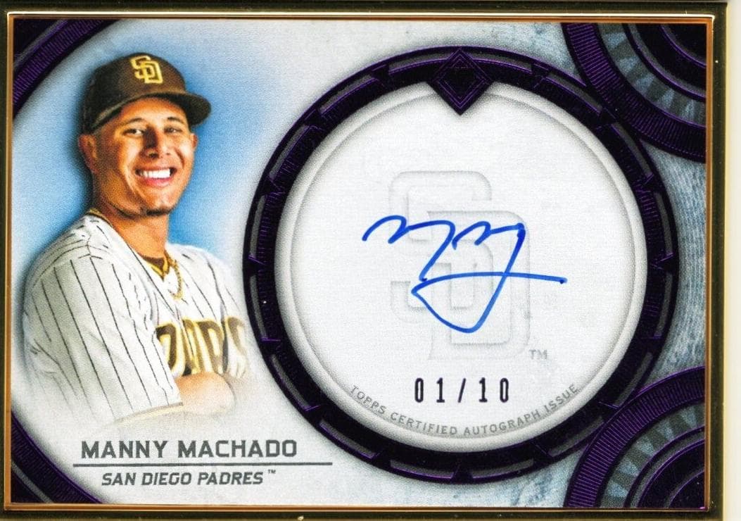 Manny Machado 2022 topps Topps Definitive Collection