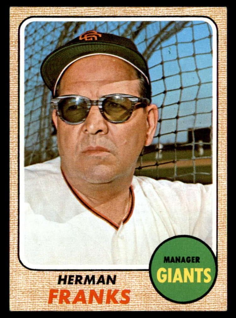 Herman Franks 1968 topps Topps