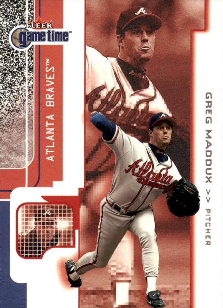 Greg Maddux 2001 fleer Fleer Game Time