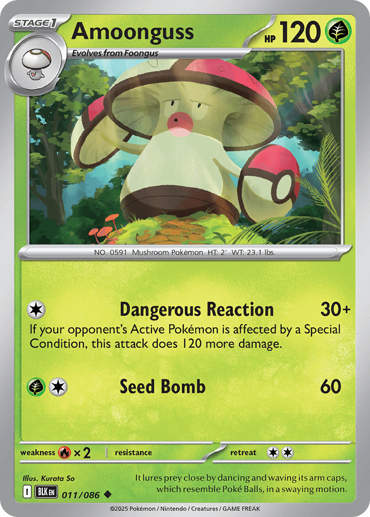 Amoonguss 2011 Pokemon