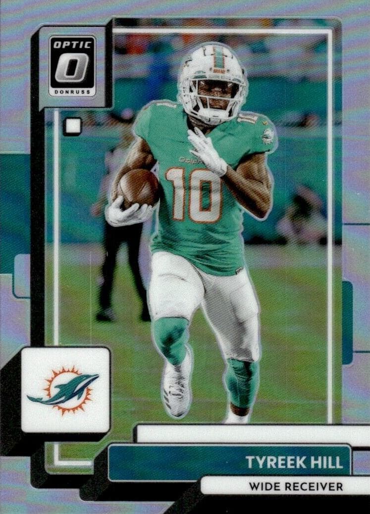 Tyreek Hill 2022 panini Donruss Optic
