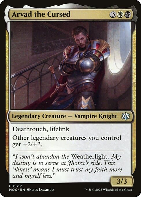Arvad the Cursed 2018 Magic: The Gathering
