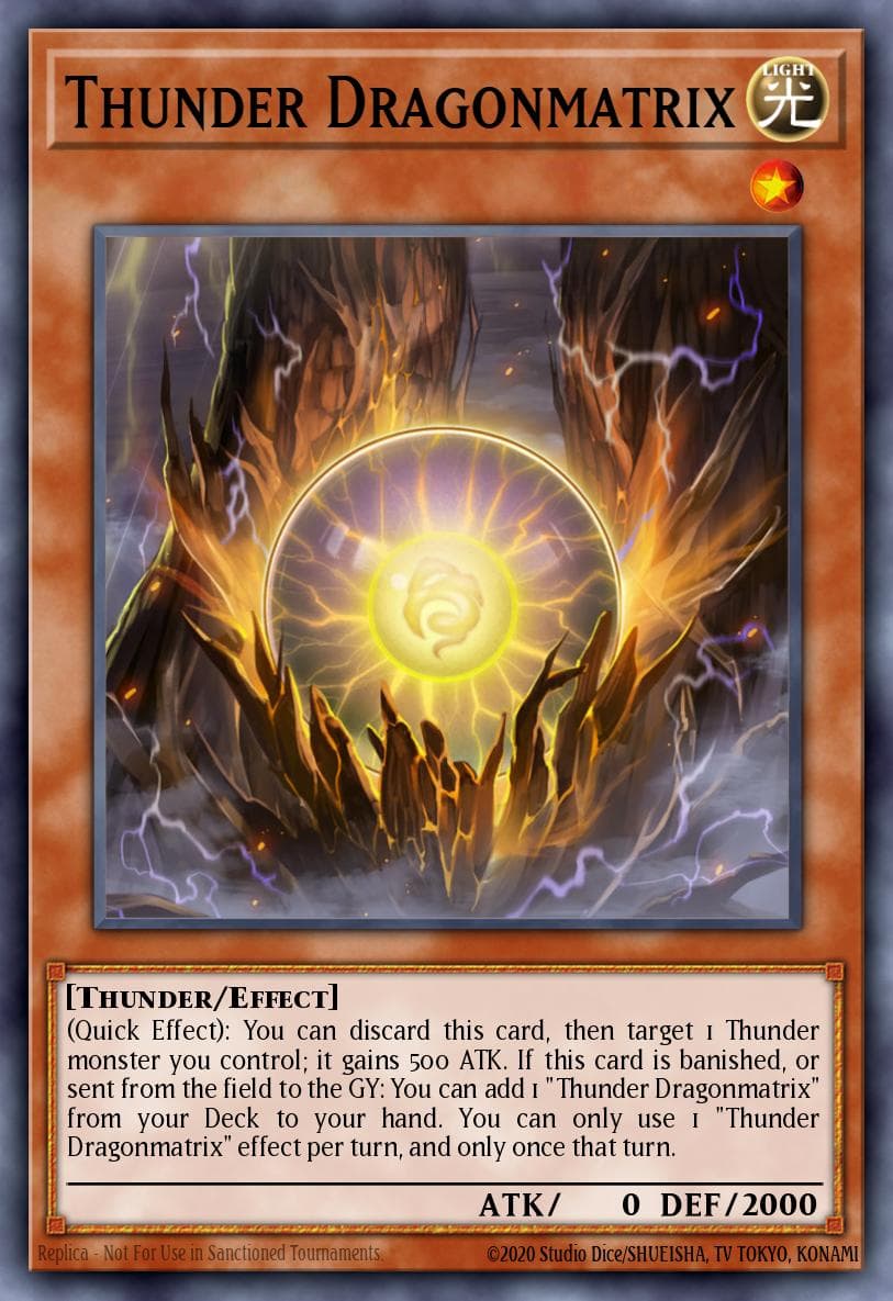 Thunder Dragonmatrix #OP09-EN006