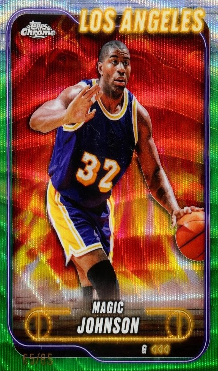 Magic Johnson 2024 topps Topps Chrome