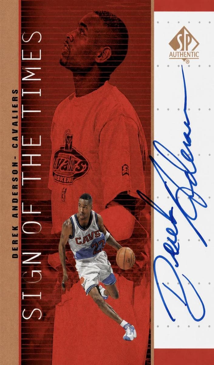 Derek Anderson 1998 unknown SP Authentic