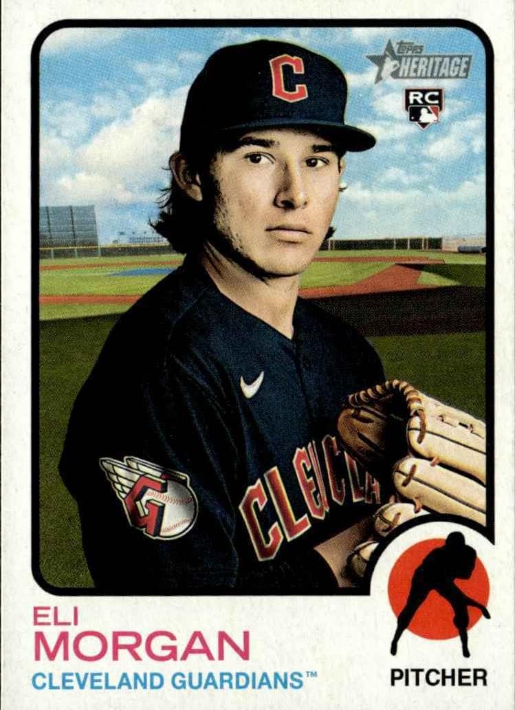 Eli Morgan 2022 topps Topps Heritage
