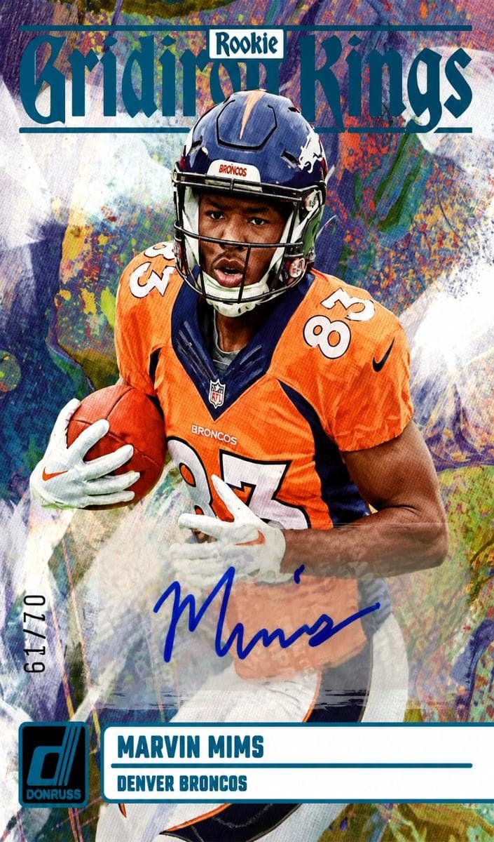 Marvin Mims 2023 panini Panini Donruss