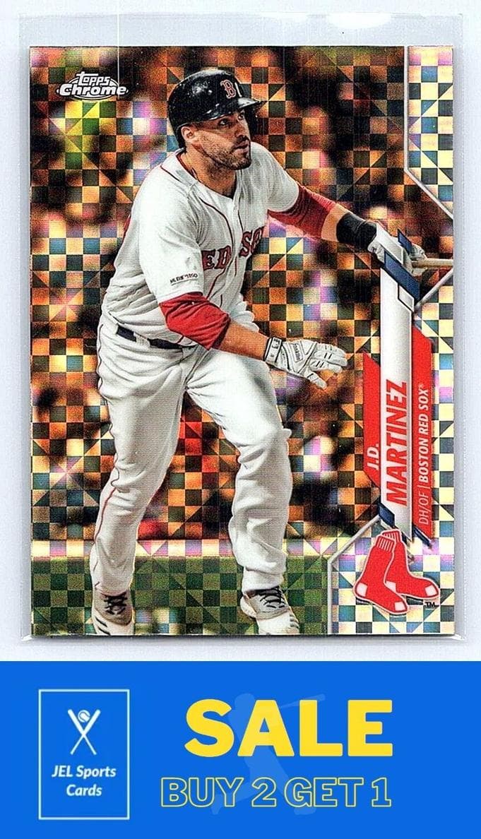 J.D. Martinez 2020 topps Topps Chrome