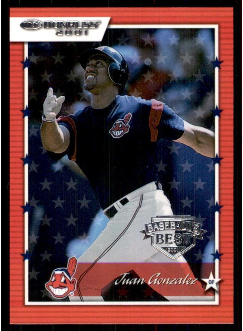 Juan Gonzalez 2001 panini Donruss