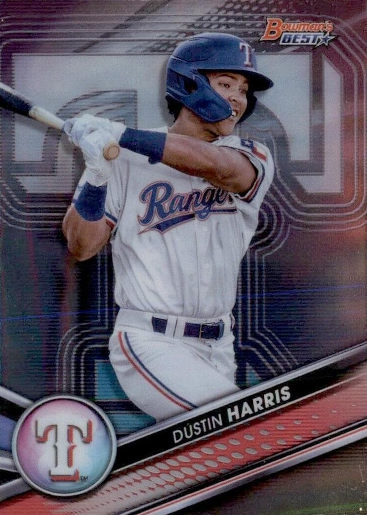 Dustin Harris 2022 bowman Bowman's Best