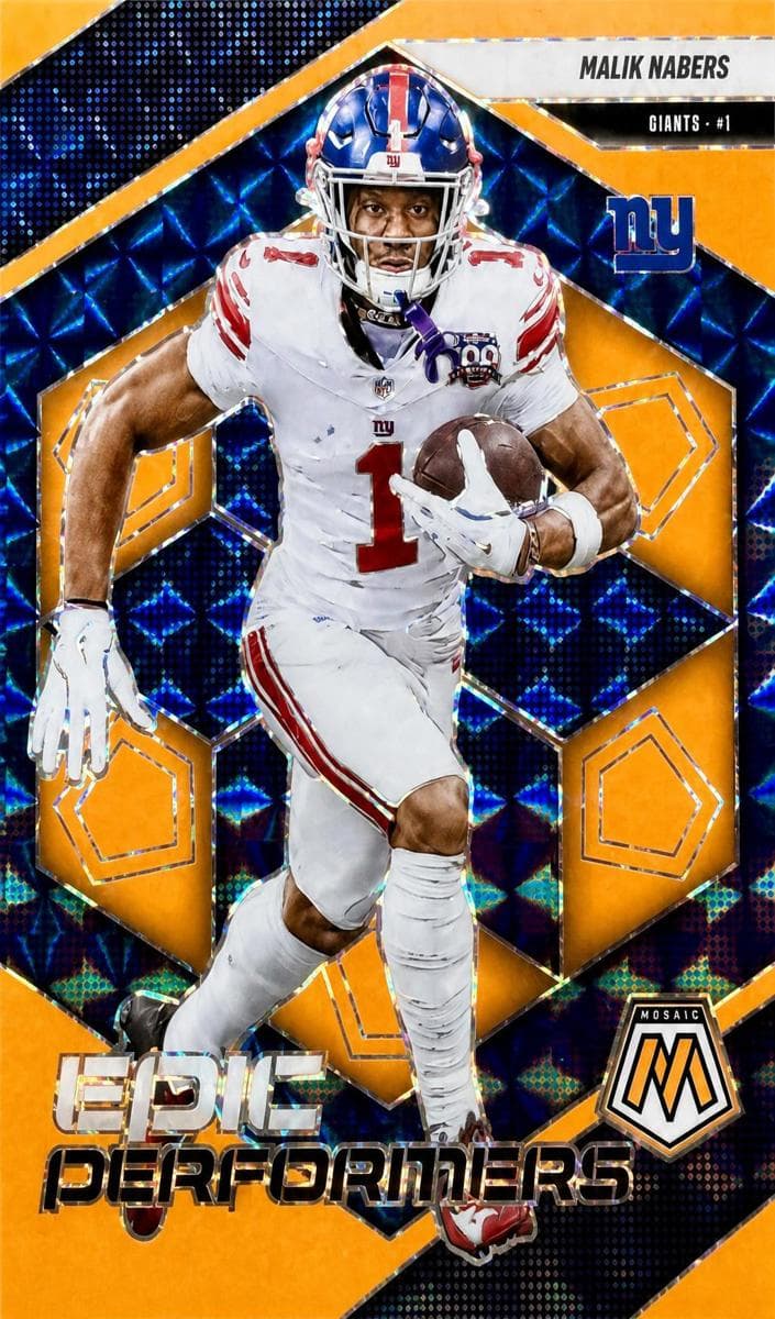 Malik Nabers 2025 panini Mosaic
