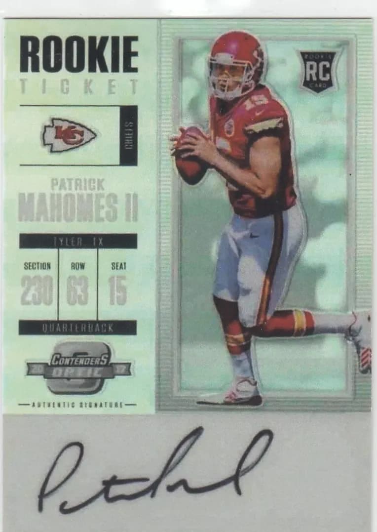 Patrick Mahomes II 2017 panini