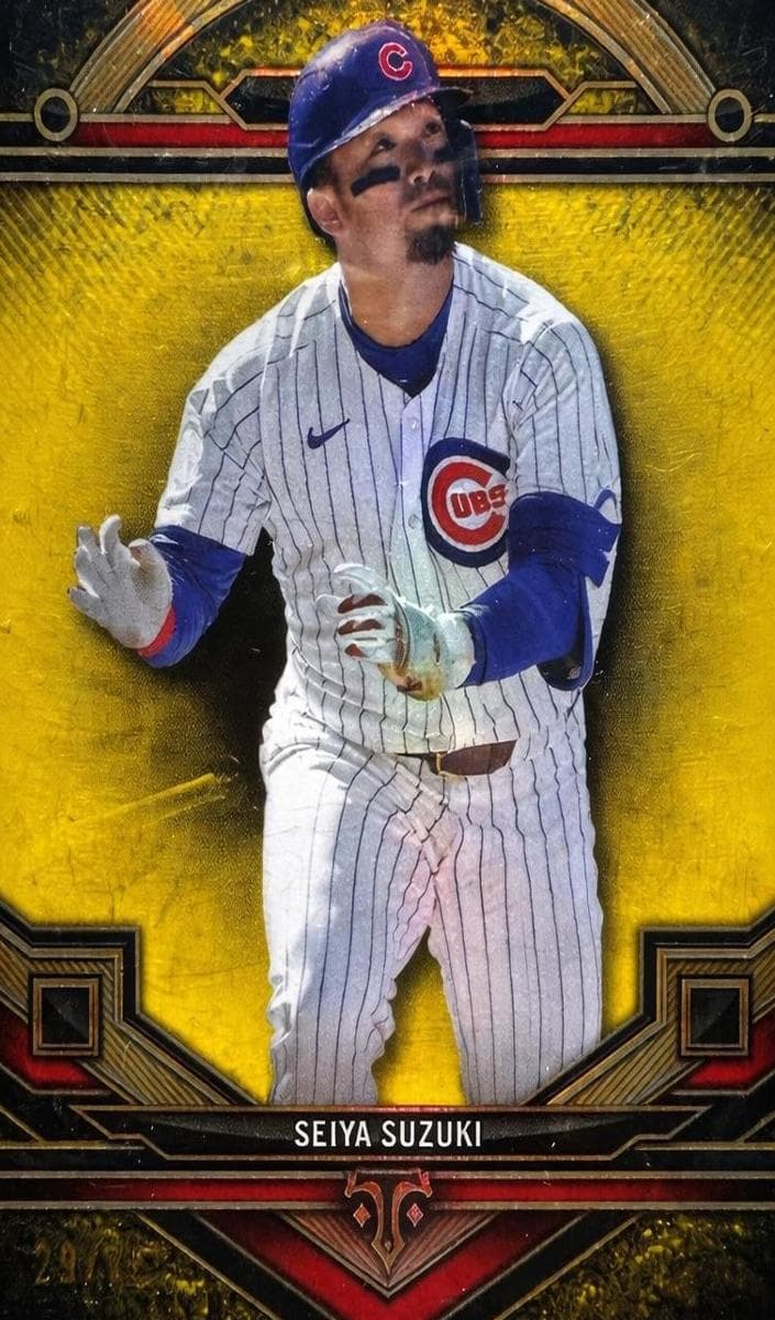 Seiya Suzuki 2024 topps Topps Triple Threads