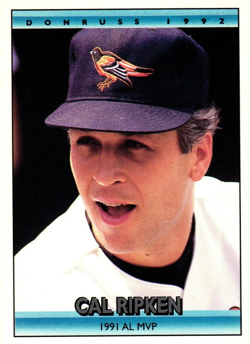 Cal Ripken Jr. 1992 panini Donruss