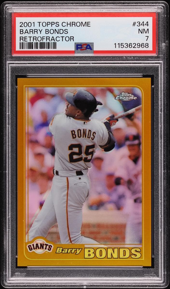 Barry Bonds 2001 topps Topps Chrome