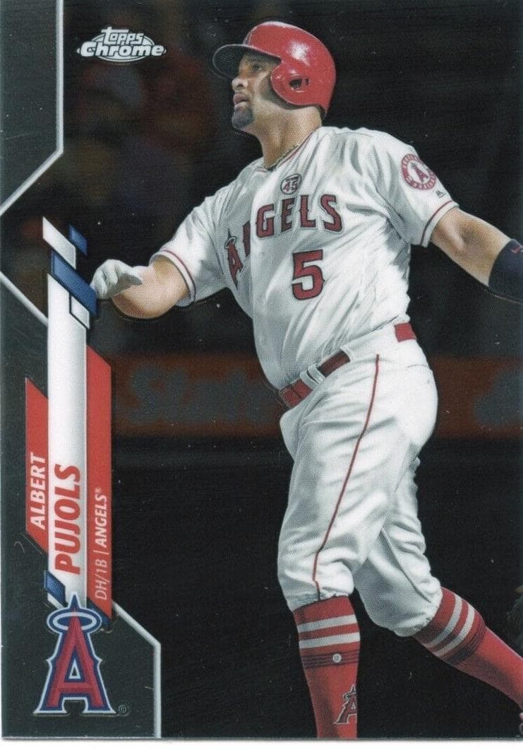 Albert Pujols 2020 topps Topps Chrome
