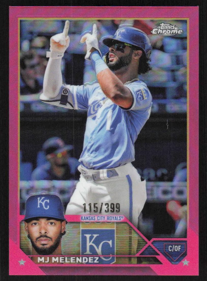 MJ Melendez 2023 topps Topps Chrome