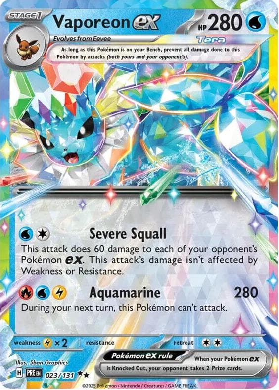 Vaporeon EX #23