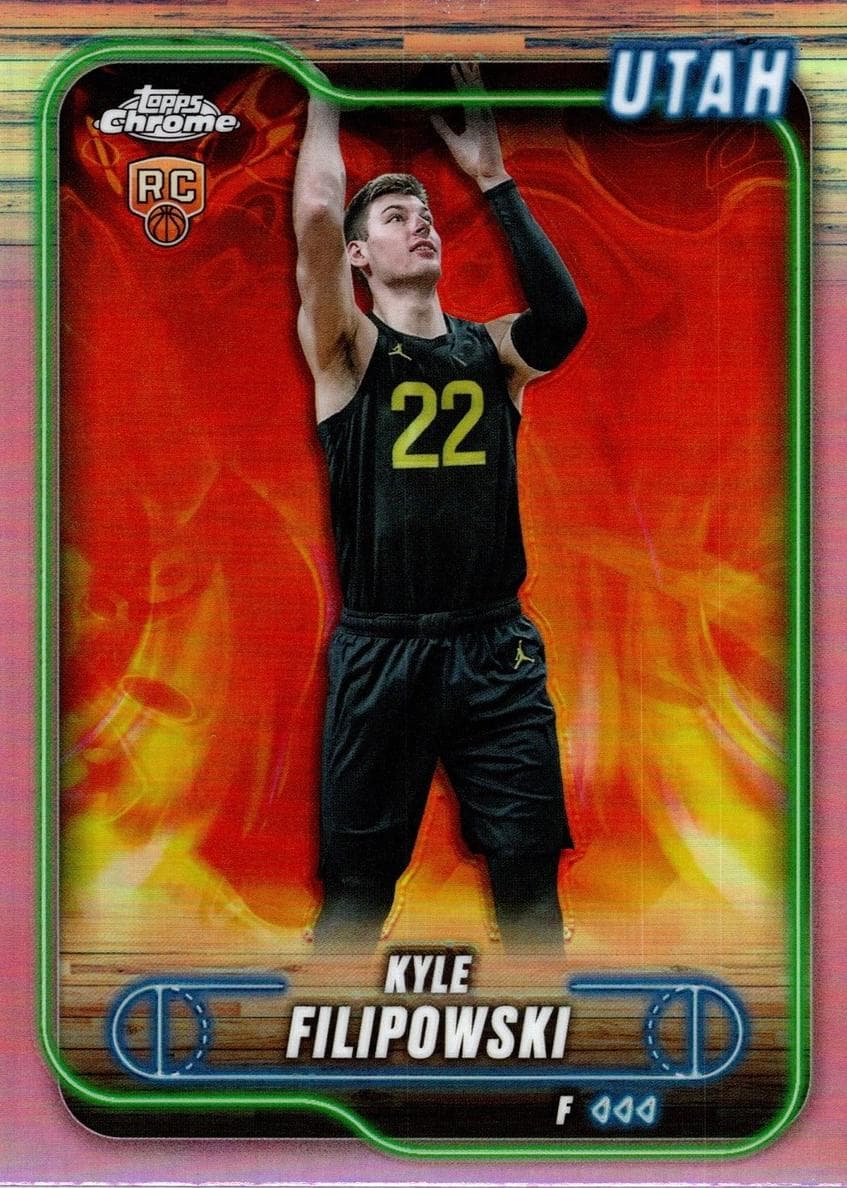 Kyle Filipowski 2024 topps Topps Chrome