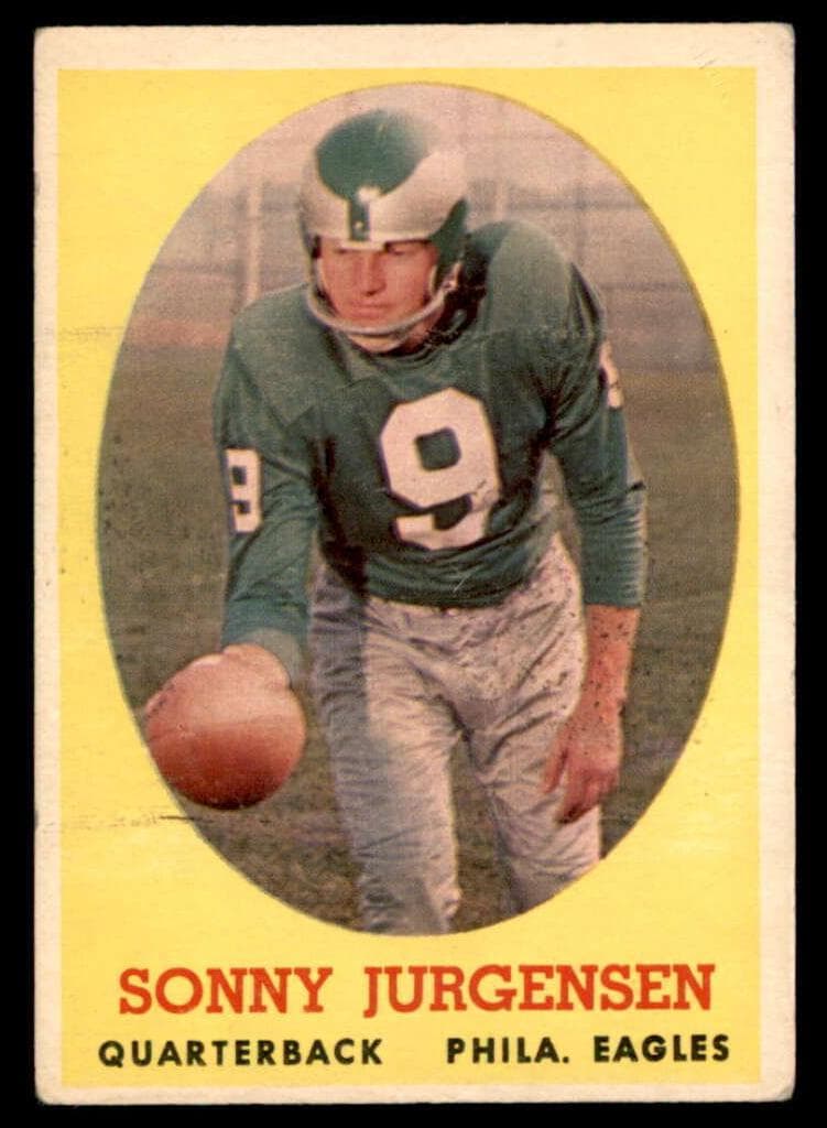 Sonny Jurgensen 1958 topps Topps