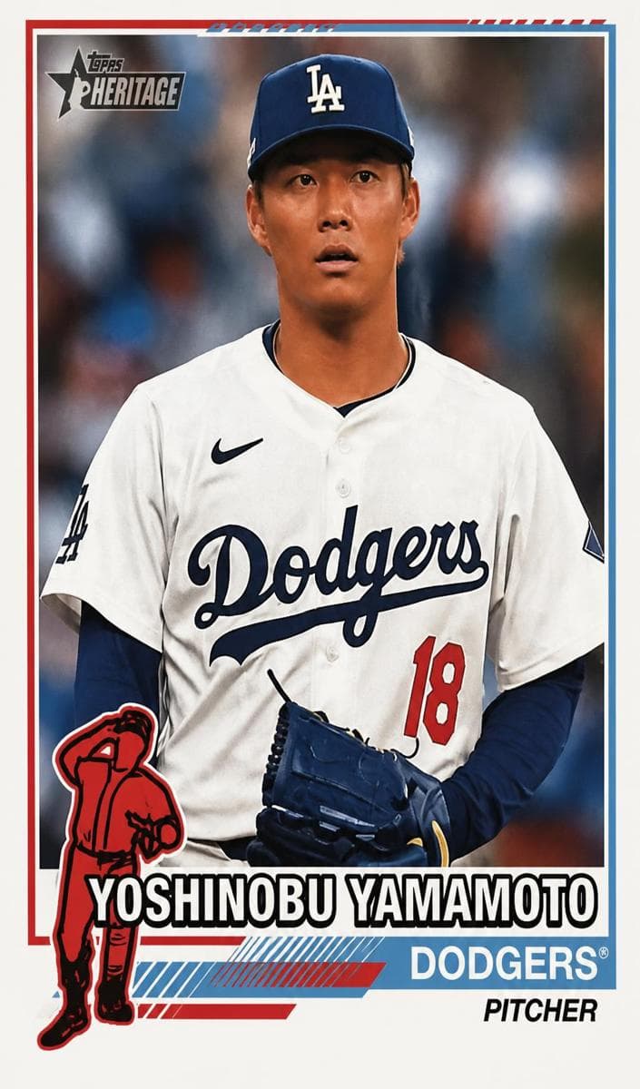 Yoshinobu Yamamoto 2025 topps