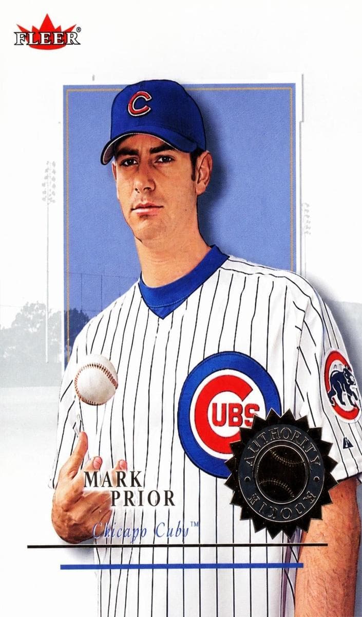 Mark Prior 2001 fleer Fleer Authority