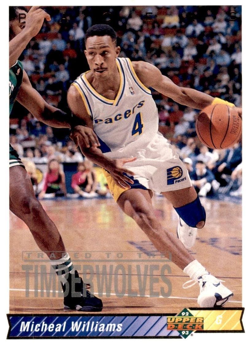 Micheal Williams 1992 upper-deck Upper Deck