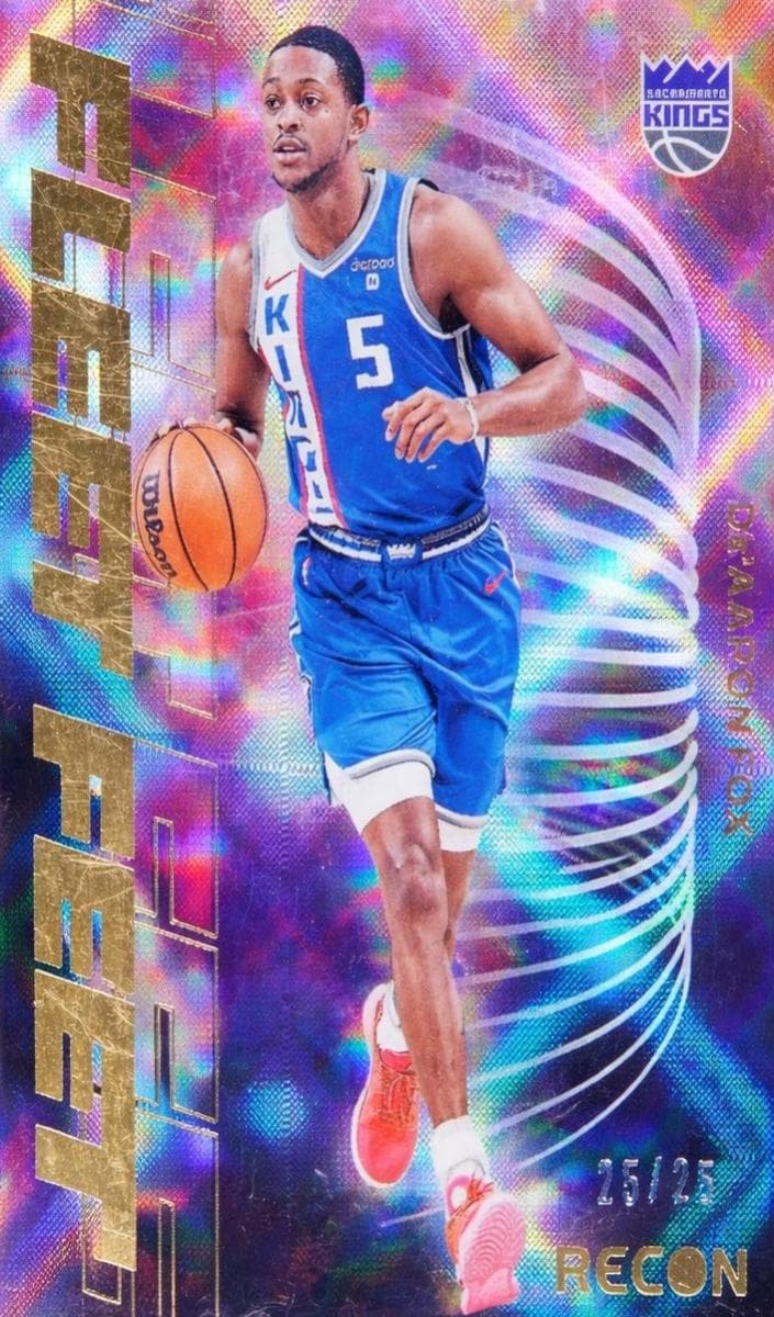 De'Aaron Fox 2023 panini Panini Recon