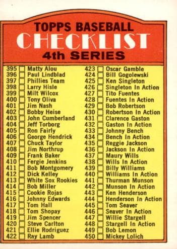 Checklist 395-525 #378
