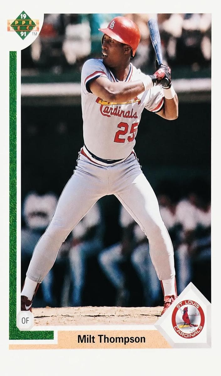 Milt Thompson 1991 upper-deck Upper Deck
