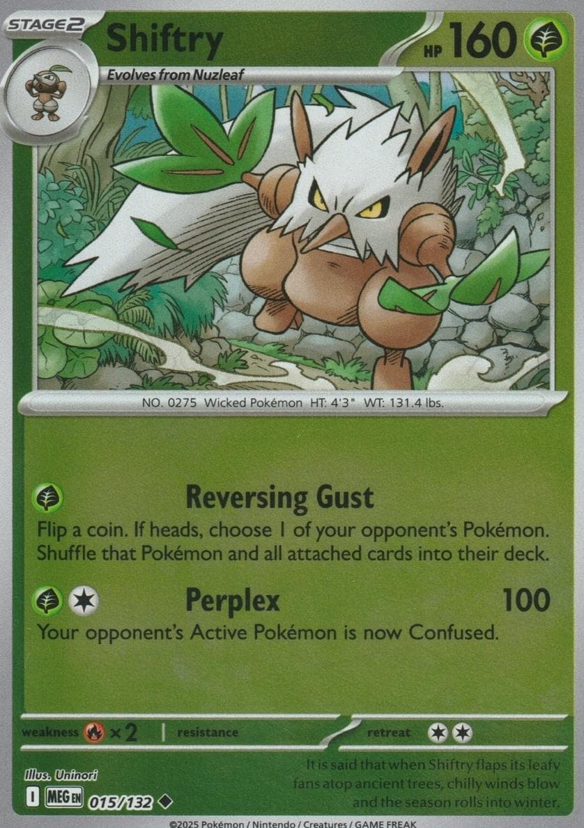 Shiftry trading card