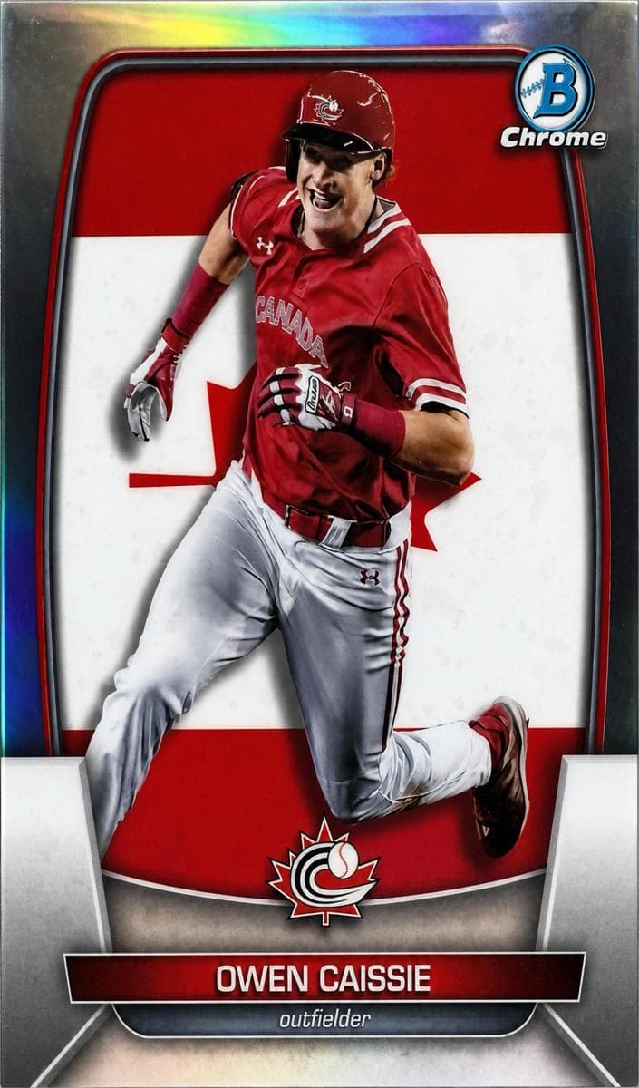 Owen Caissie 2023 bowman Bowman Chrome