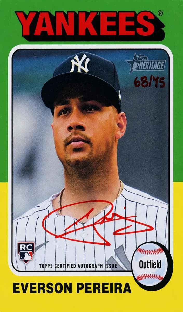 Everson Pereira 2024 topps Topps Heritage