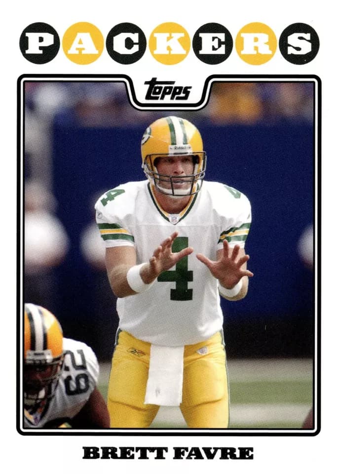 Brett Favre 2008 topps