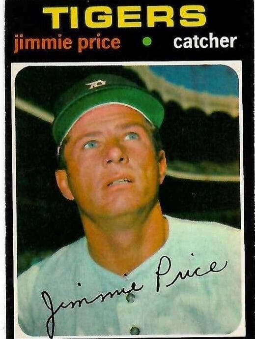 Jimmie Price 1971 topps