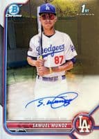 Samuel Munoz trading card