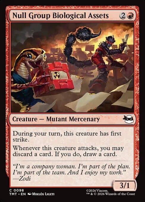 Null Group Biological Assets 2026 Magic: The Gathering Teenage Mutant Ninja Turtles