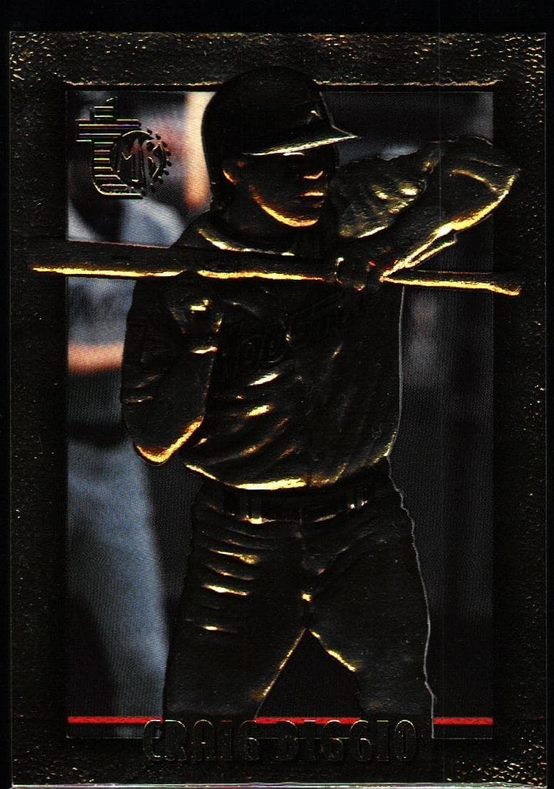 Craig Biggio 1995 topps Embossed