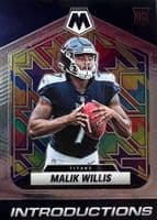 Malik Willis trading card