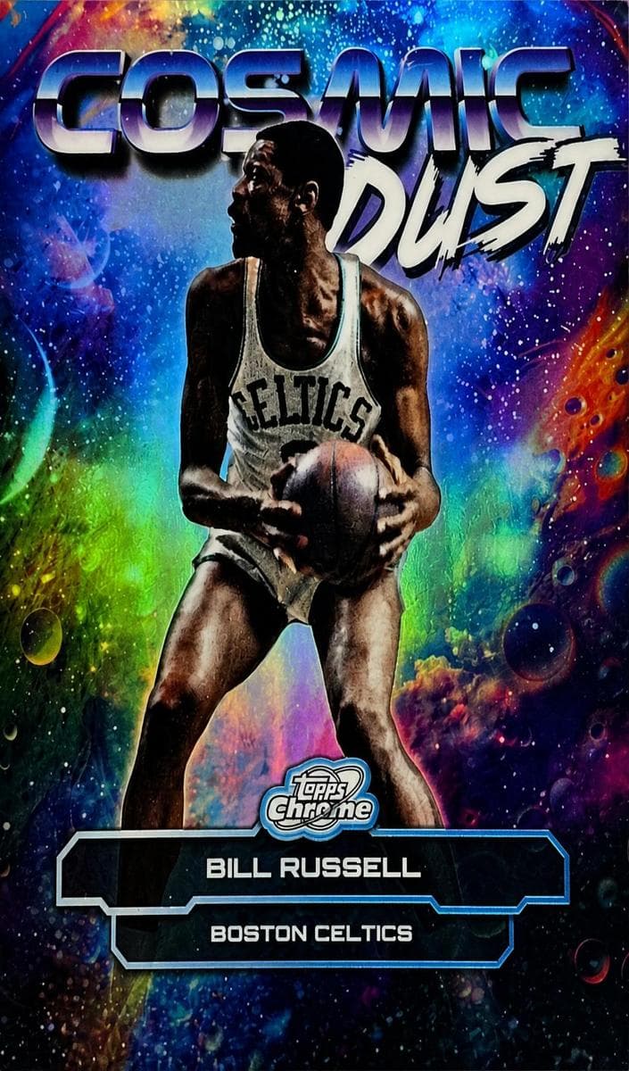 Bill Russell 2025 topps Topps Cosmic Chrome
