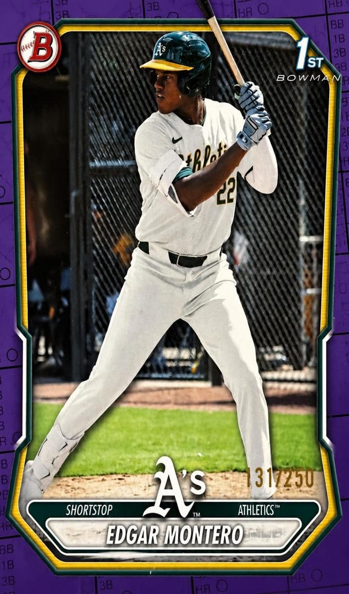 Edgar Montero 2026 bowman Bowman